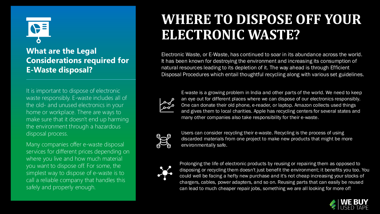 Where should you dispose of ewaste? DTC Computer Supplies