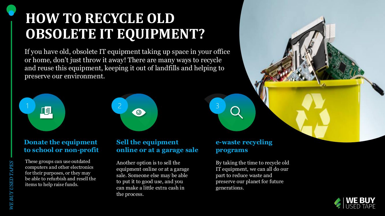 How to Recycle Old Obsolete IT Equipment DTC Computer Supplies
